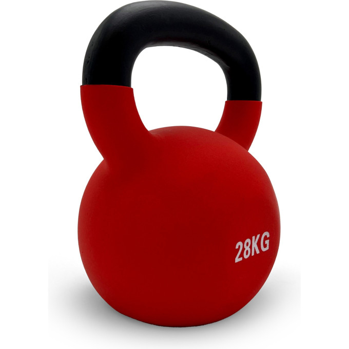 Гиря UNIX FIT виниловая 28 кг Red KBVIN28RD